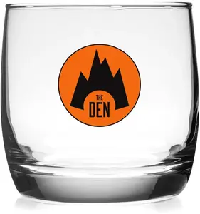 Custom ARC Finish Whiskey Glass - 10oz (2 Color Imprint)