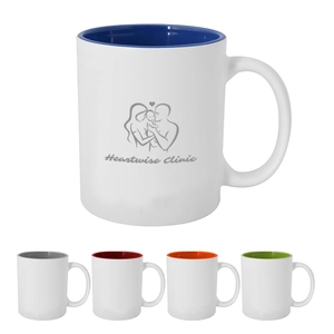 11 Oz. Pop Of Color Engraved Mug