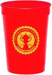 Custom Plastic Stadium Cups - 12 oz.