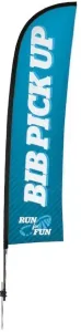 13' Premium Blade Sail Sign Kit (Single-Sided with Ground Spike)