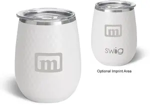 Swig Life™ Golf Stainless Steel Stemless Wine Tumbler - 14 Oz.