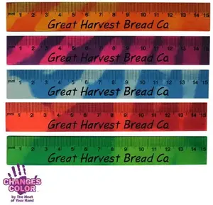 15cm Color-Changing Mood Ruler - Custom Logo MaterialPageRoute