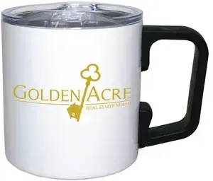 Revolution 15 oz. Custom Branded Steel Coffee Mug with Lid