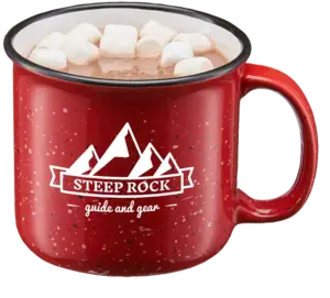 Personalized Speckle-It Camping Mug - 15 oz.