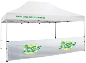 15' Tent Half Wall (Full-Color Imprint)