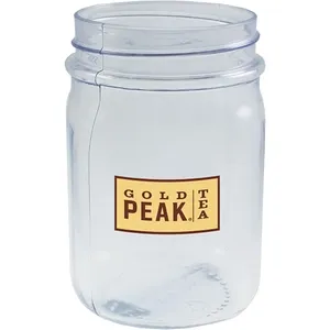 16 oz. Break Resistant Square PVC Mason Jar