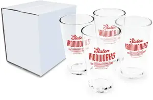 16 oz. Pint Glass - Gift Set of 4