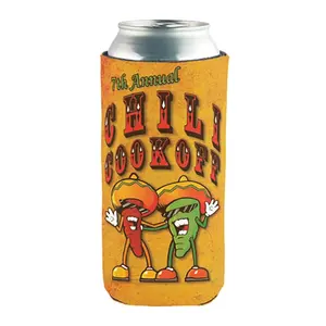 16 oz Tall Boy Can Cooler Full color