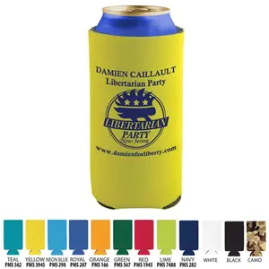 16 oz Tall Boy Pocket Can Coolie - 3 Side Imprint Included!