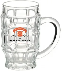 17.75 oz. Beer Garden Glass Mug (2 Color)