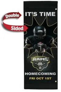 18" x 48" Vinyl Boulevard Banner Double-Sided