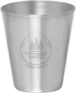 2.5 oz. Metal Shooter Glass (Laser Engraved)