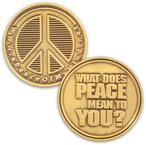 Custom Brass Challenge Coin - 2.75" (No Color Fill)