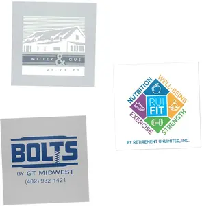 Personalized Square Stickers - High Gloss (2" x 2")