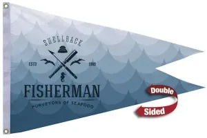 2' x 3' Polyester Burgee Flag Double-Sided