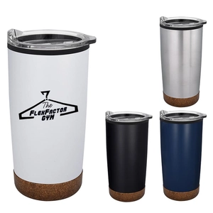 20 Oz. Full Color Cork Bottom Stainless Steel Tumbler