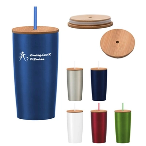 20 Oz. Rocky Tumbler With Bamboo Lid