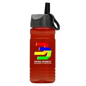 EcoCycle 20 oz. Custom rPET Bottle with Straw Lid