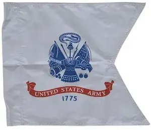 20" x 27.75" Guidon Military Sized Nylon Flag Double-Sided