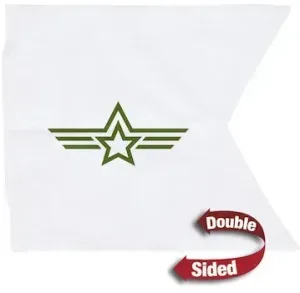 20" x 27.75" Polyester Guidon Flag Double-Sided