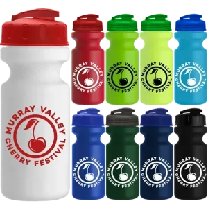 Recycled Bike Bottle with Flip-Top Lid (22 oz.)