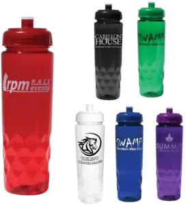 24 oz. Poly-Saver PET Bottle with Push 'n Pull Cap