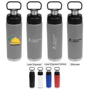 24 Oz. Stainless Steel Handle Bottle