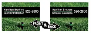 24" x 18" Corrugated Plastic Sign (Double-Sided)