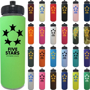 25 oz. Freedom Bottle with One Color Sleeve