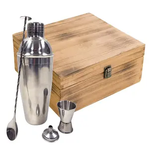 25 Oz. Stainless Steel Cocktail Gift Set