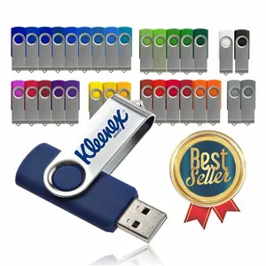 256MB Custom Swivel USB Flash Drives