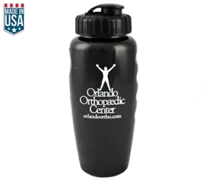 Custom Gripper Water Bottle+Logo - 28 Oz