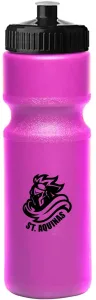 Custom Push Cap Water Bottles - 28 oz. (1 Color)