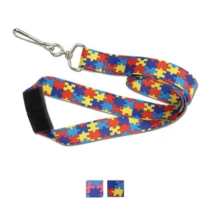 Personalized Autism Awareness Lanyards - 3/4"