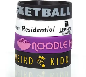 Personalized Embossed Silicone Wristband