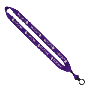 Polyester Lanyard With O-Ring - 3/4"