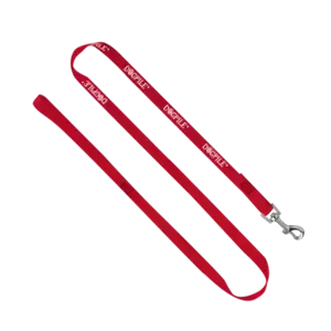 3/4" Smooth Nylon Pet Leash with Bright Metal Snap Hook