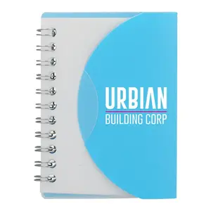 Custom FSC® Recycled Post Spiral Notebook - 3.4" x 4.5"