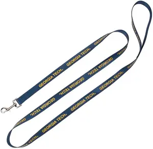 Custom Nylon Dog Leash - 3/4" x 60"