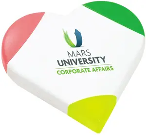 Logo 3-Color Heart Highlighter