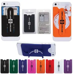 3-in-1 Cell Phone Card Holder w/Packaging