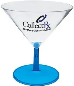 Martini Glass w/ Contrast Stem - 3 Oz.