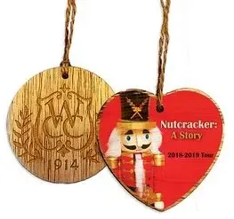 Custom Wood Ornament (3")