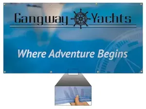 3' x 6' 9 oz. Mesh Vinyl Banner Single-Sided