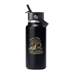 32 oz. Hydro Flask® Wide Mouth With Flex Straw Cap