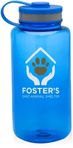 Custom VITA Wide Mouth Water Bottles (38 oz.) with 2-Color Imprint