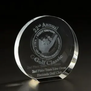 Promotional 3D Circle Small Award