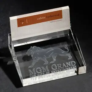 3D Crystal Business Card Holder