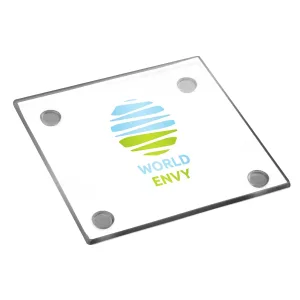 Custom Glass Square Coasters