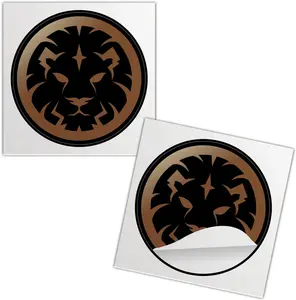 Personalized Foil Stickers - 4" Round